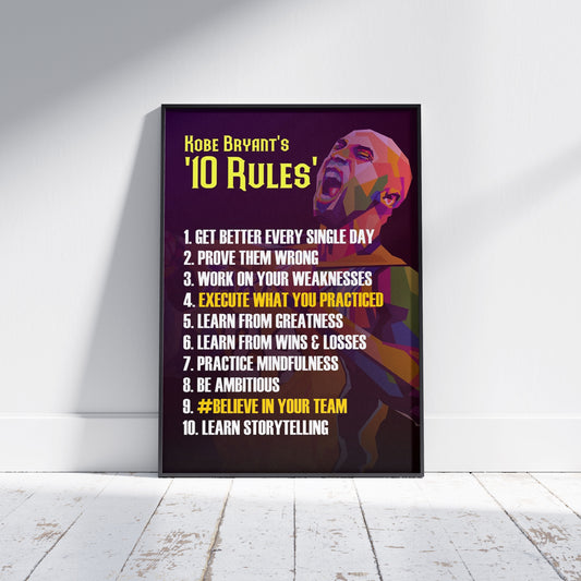 Kobe Bryant's 10 Rules for Success
