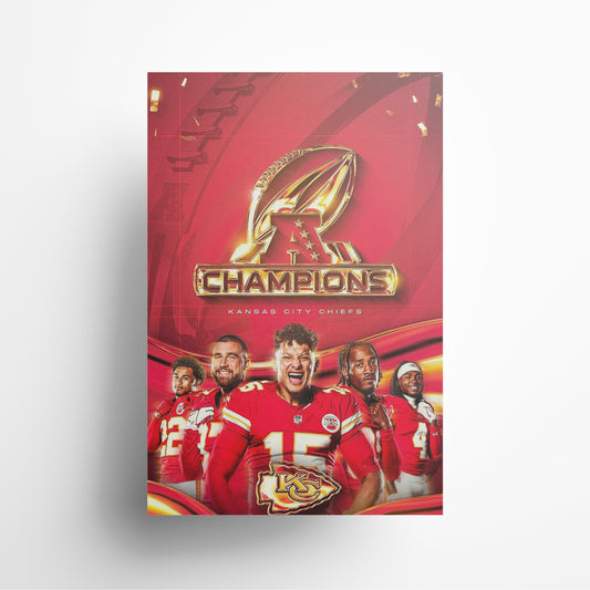 Kansas City Chiefs 'Champions' Canvas